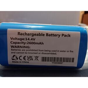 Rechargeable Battery Pack 14.4V Capacity 2600mAh OPEN BOX FHDH8865
